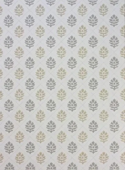 Tapete Camille von Nina Campbell - Grey/ Beige