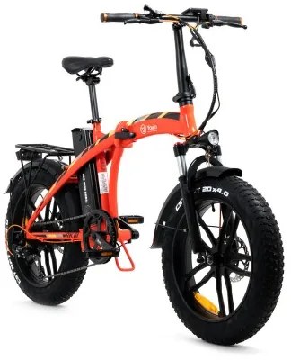 Bicicletta Elettrica Youin You-Ride Dubai 20" 250W 10000 MAH Arancio 25 km/h 20" 250 W