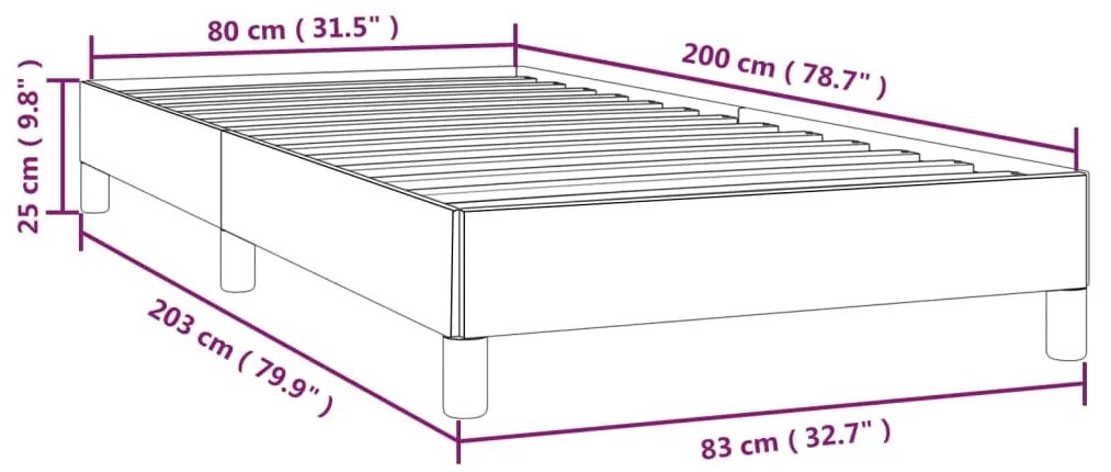 Giroletto Marrone Scuro 80x200 cm in Tessuto