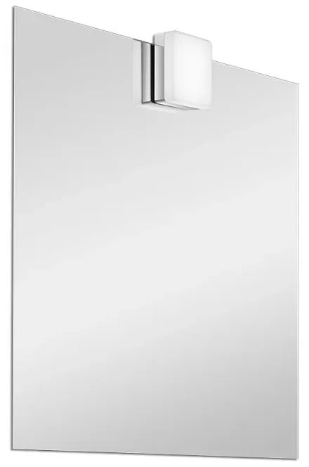 Specchio LED 50x60 reversibile con luce naturale in ABS