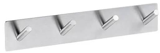 Appendiabiti 25,5x4,5 cm acciaio inossidabile/argento