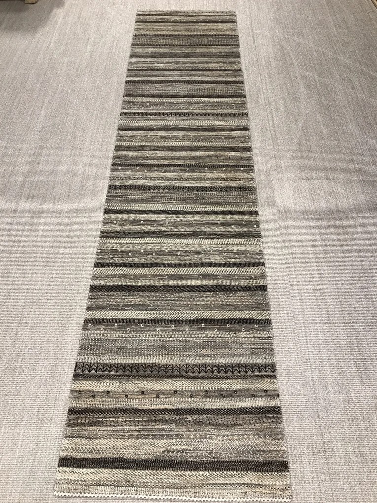 Loribaft Tappeto persiano 80x340 Beige (Iran) Annodato A Mano