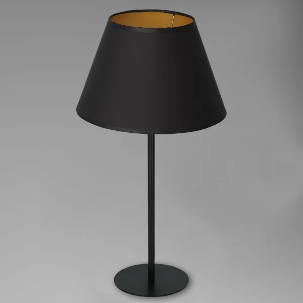 Lampada da tavolo ARDEN 1xE27/60W/230V d. 30 cm nero/oro