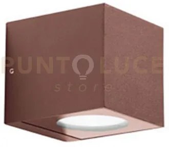 Ges1092c- applique in alluminio led 3000k 1050lm 12w ip65 colore ru...