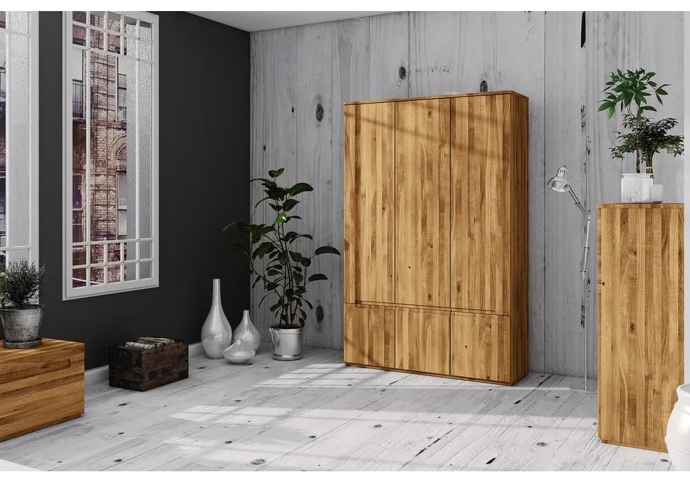 Armadio in rovere 135x206 cm Vento 3 - The Beds