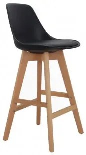 Pack 2 Sgabelli Nordic Edition Nero & ↑65 Cm - Sklum
