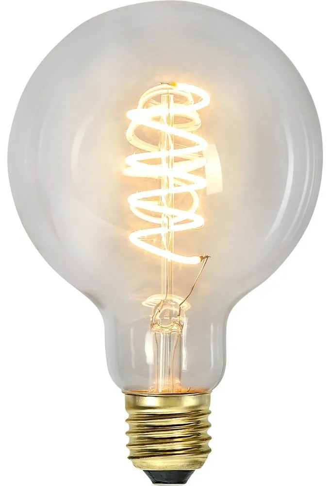 Lampadina LED calda a filamento dimmerabile E27, 4 W Spiral Filament - Star Trading