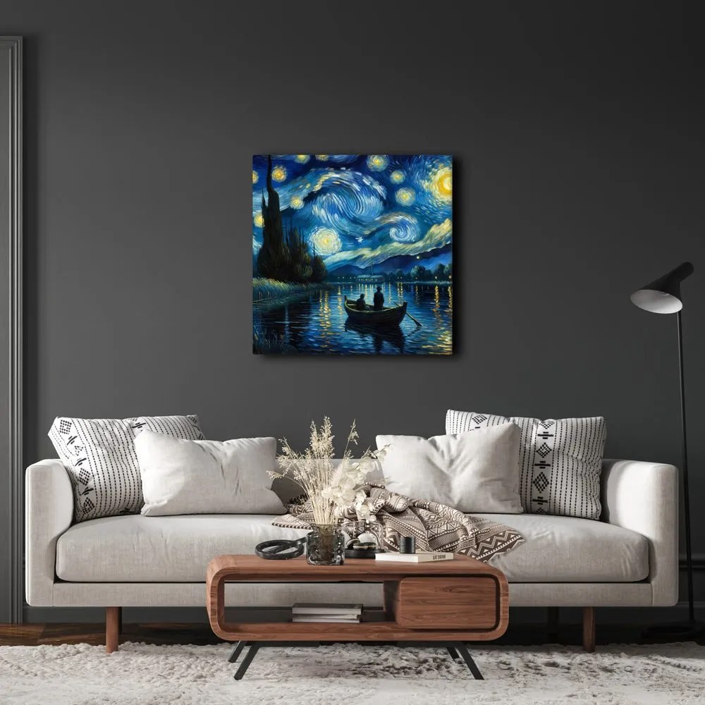 Quadro su tela – Notte magica sull’acqua