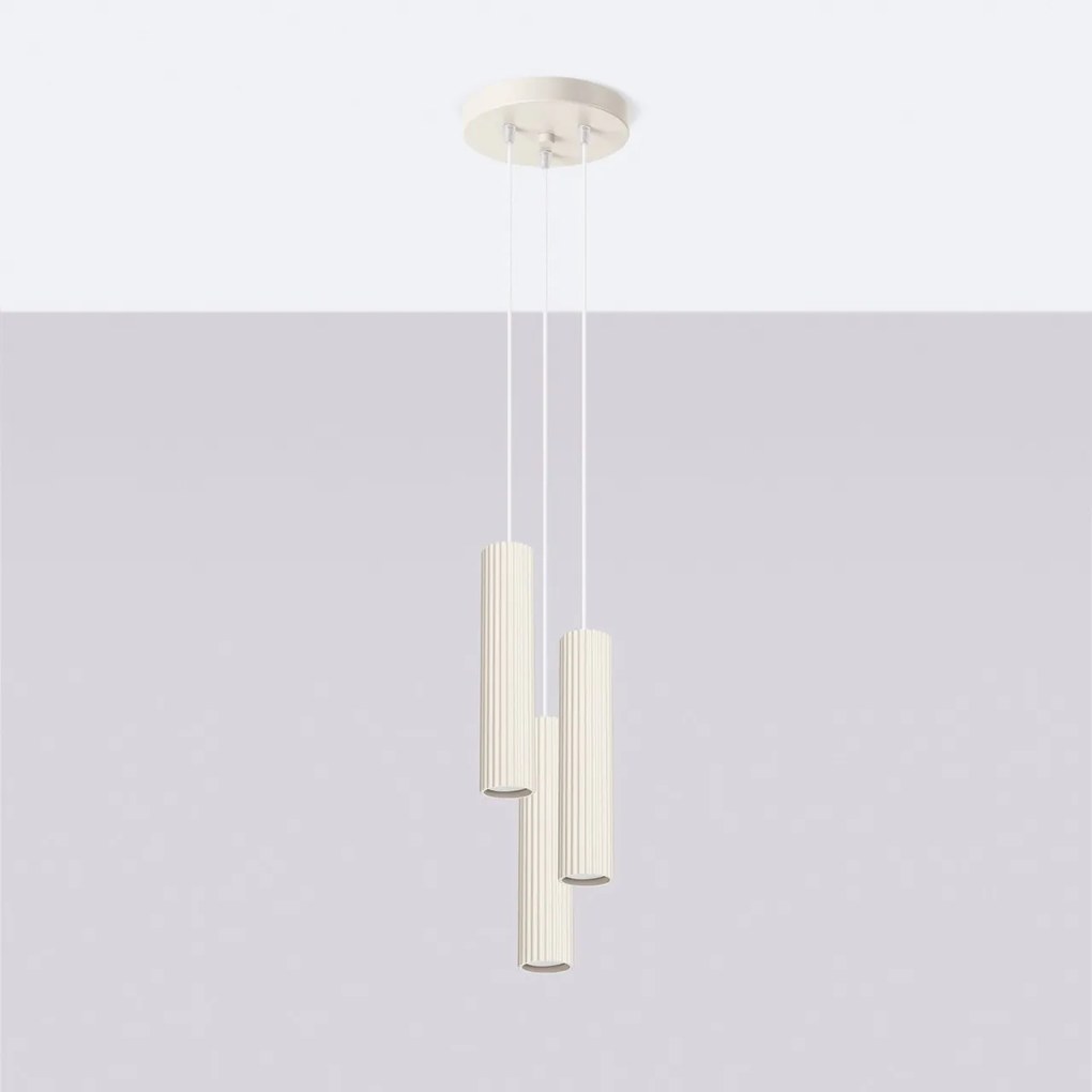 Lampada a Sospensione 3xGU10 in Alluminio KARBON 3P