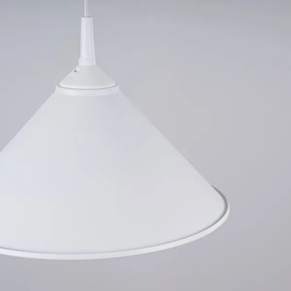 Sollux SL.1325 - Lampadario a sospensione con filo ZUMA 1xE27/15W/230V diametro 30 cm bianco