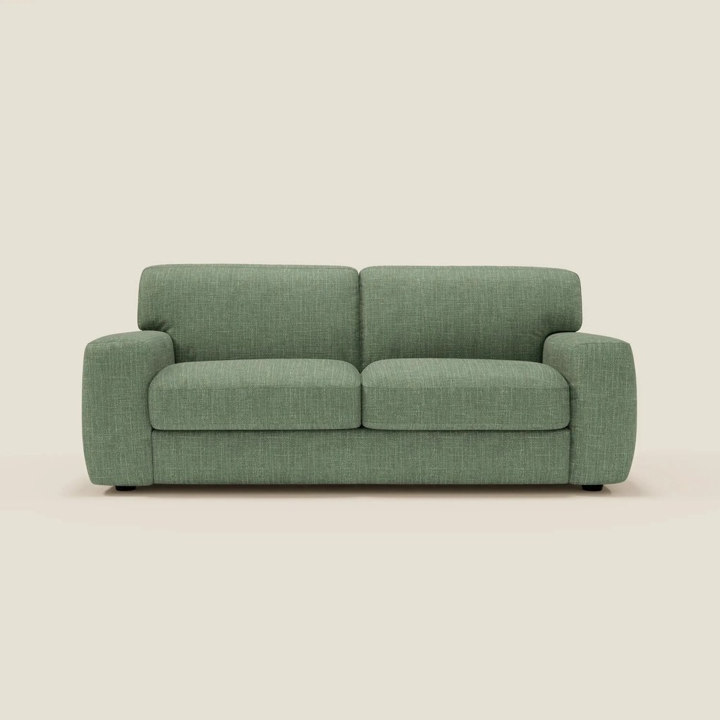 Cloud Divano letto materasso H17 cm dai morbidi cuscini in tessuto impermeabile T06 verde