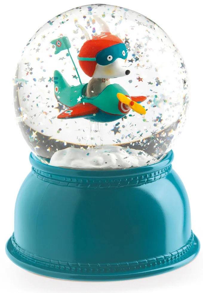 Luce notturna a forma di palla di neve - aereo