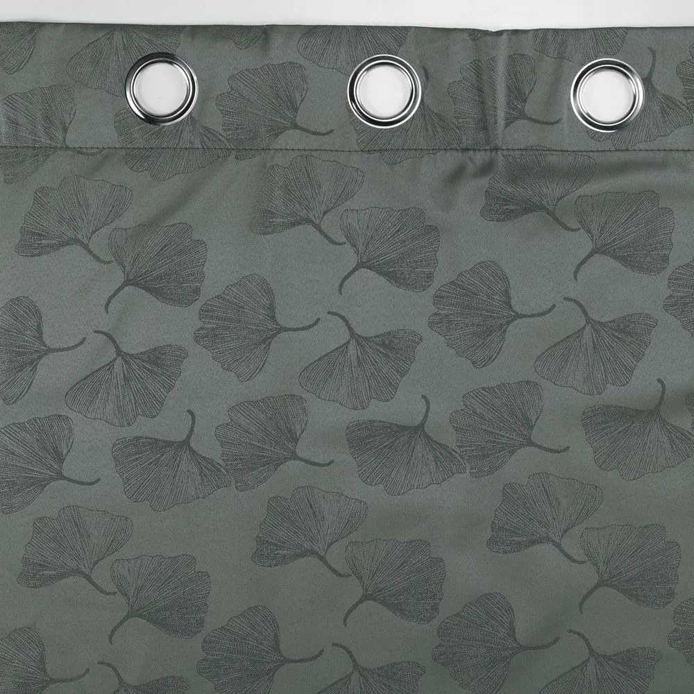 Tenda jacquard antracite oscurante 140x260 cm Lunella - douceur d'intérieur