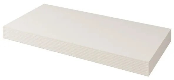 Top per lavabo Plissé BADEN HAUS L 100 x H 8 x P 50 cm bianco mdf, opaco