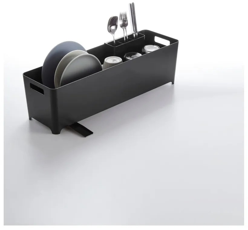 Vassoio di raccolta Yamazaki nero Tower - YAMAZAKI