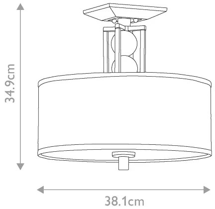 Elstead KL-CELESTIAL-SF - Lampadario a parete CELESTIAL 3xE27/100W/230V