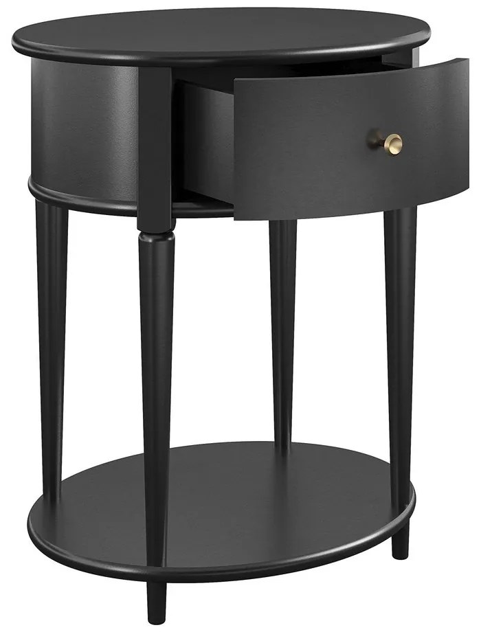 Comodino nero Aurora - Støraa