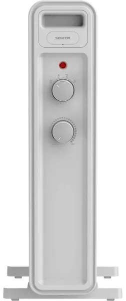 Sencor - Radiatore ad olio a 7 elementi, 600/900/1500 W, 230 V, bianco