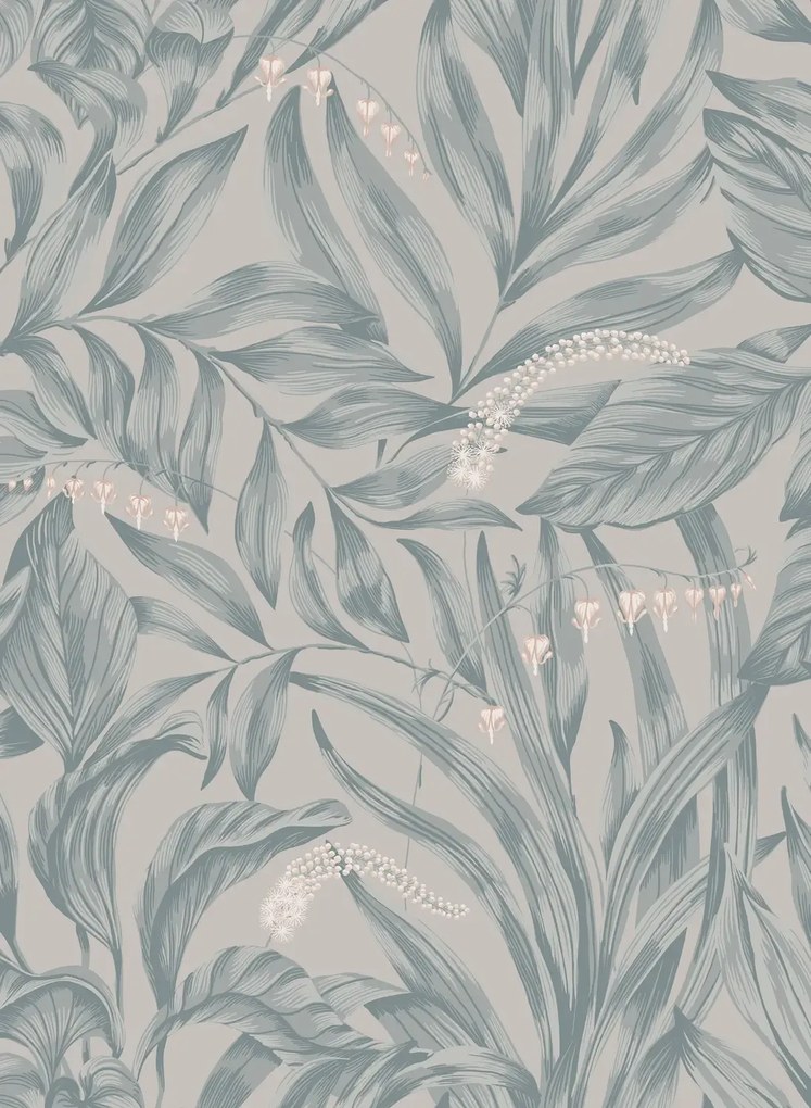 Sandberg Carta da parati Elin - Misty Blue