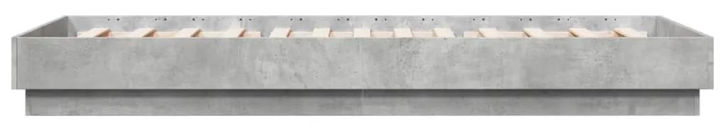 Giroletto grigio cemento 90x200 cm in legno multistrato