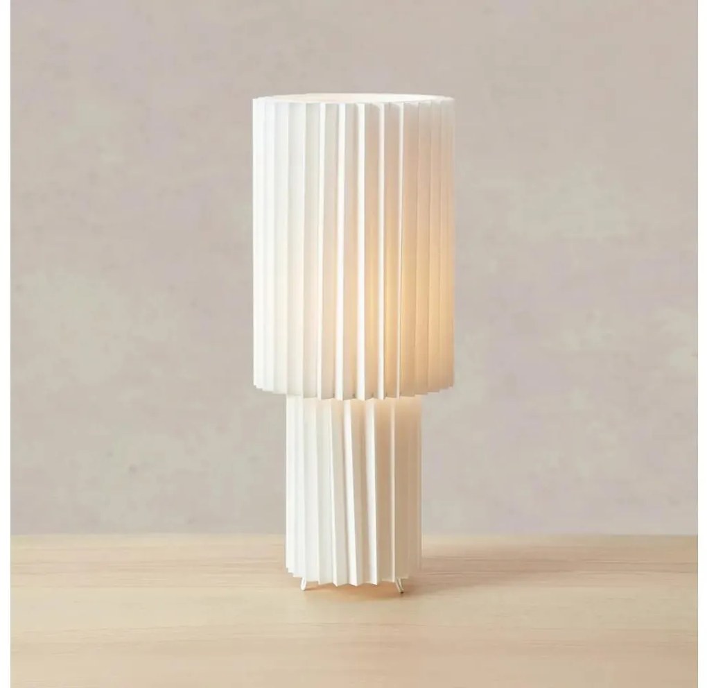 Markslöjd 108897 - Lampada da tavolo CATIS 1xE27/60W/230V 45 cm bianca