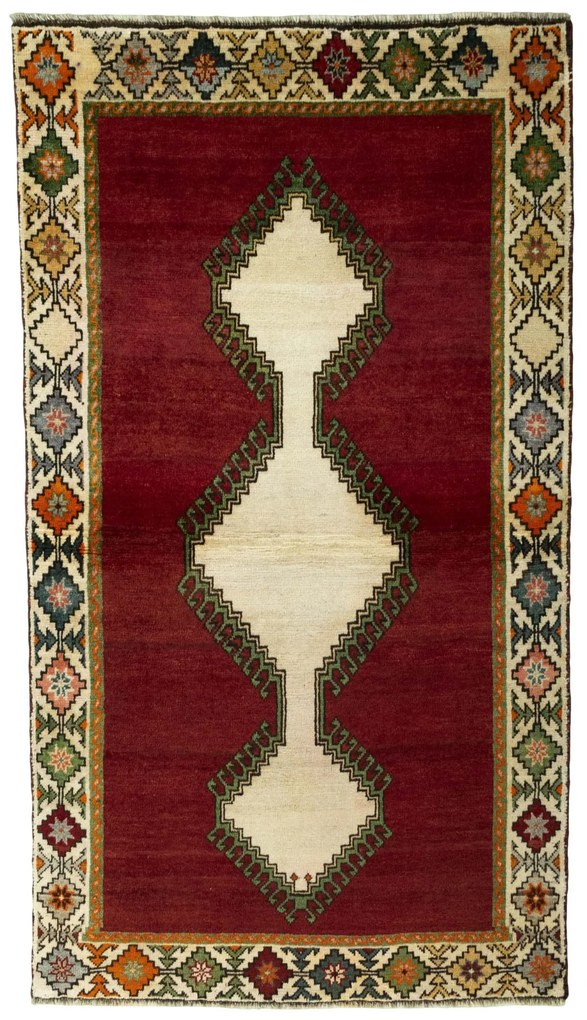 Gabbeh Tappeto persiano 110x200 Rosso (Iran) Annodato A Mano