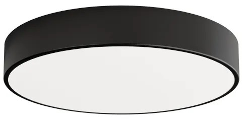 Plafoniera da bagno CLEO 4xE27/24W/230V diametro 50 cm nero IP54