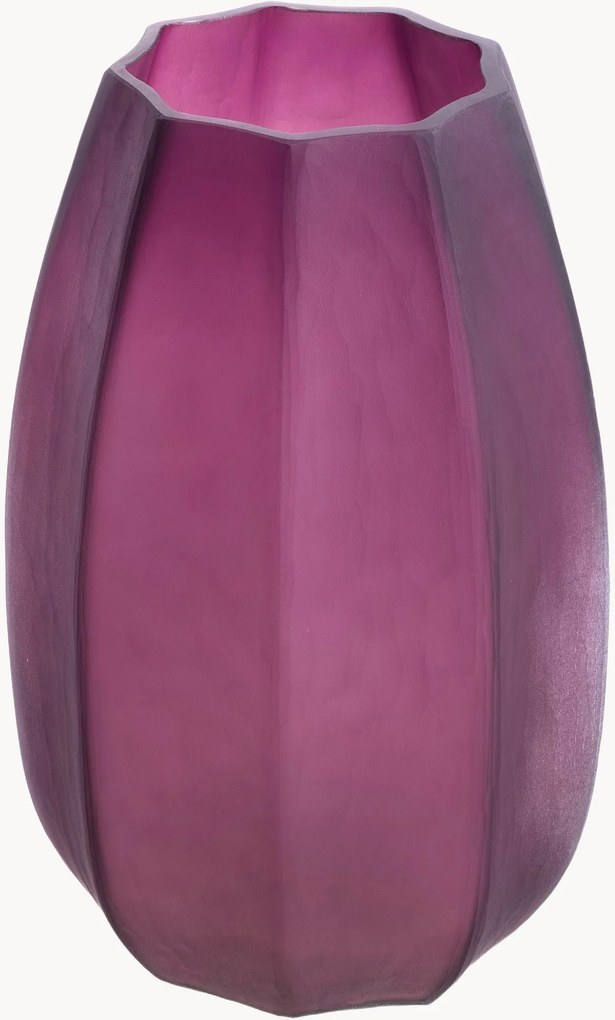 Vaso in vetro Tiara, alt. 39 cm