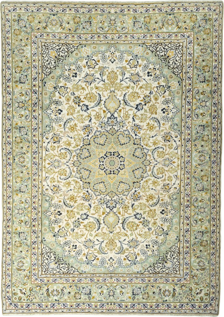 Najafabad Tappeto persiano 420 x 300 Beige (Iran) Annodato A Mano
