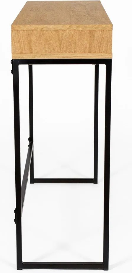 Scrivania con piano effetto rovere 35x100 cm Frame – Woodman