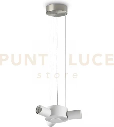 Sospensione per set up 3 luce attacco e27 nickel