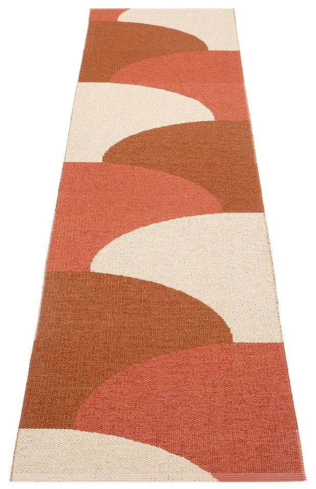 Passatoia da interno/esterno color mattone 70x270 cm Hill Brick Rust – Pappelina