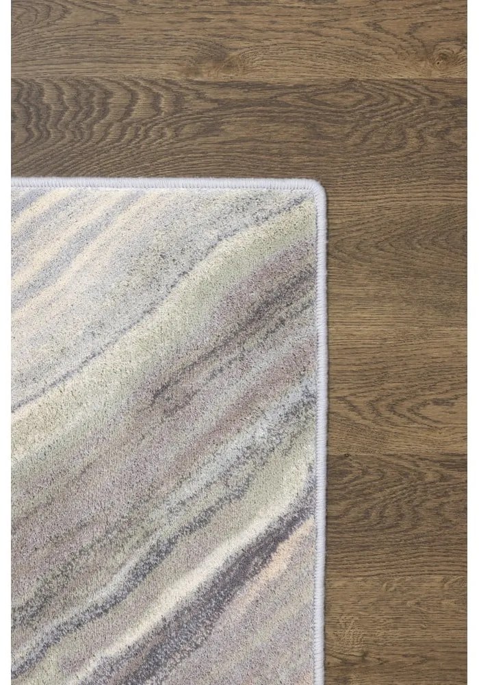 Tappeto in lana grigio 133x180 cm Agate - Agnella