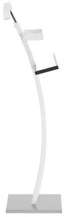 Porta abiti 117x32 cm bianco