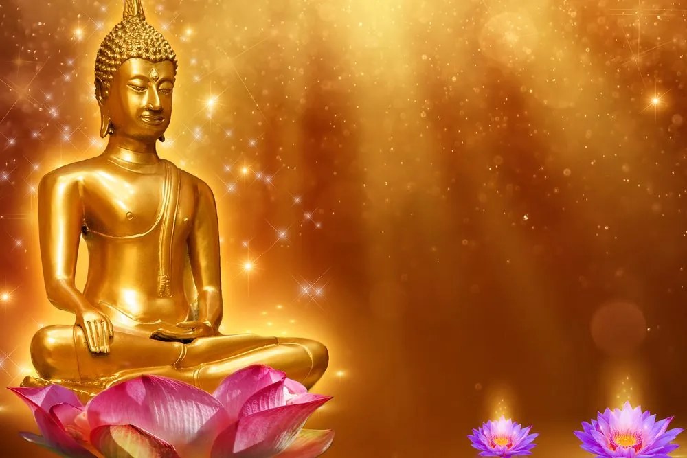 Quadro su tela – Buddha dorato