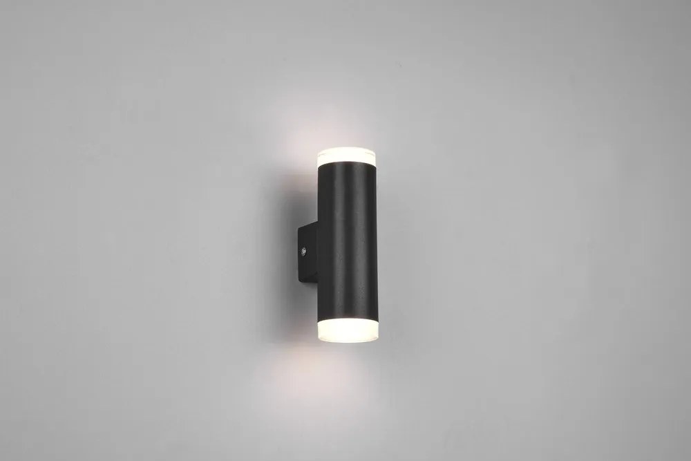 Applique LED nero opaco Ray - Trio