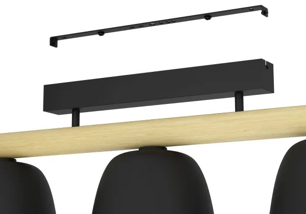 Eglo 43738 - Lampadario a plafone SHERBURN 3xE27/40W/230V