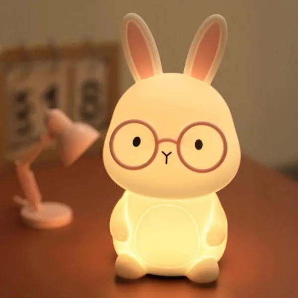 Lampada a LED RGBW Dimmerabile per bambini FLORKA LED/1W/5V USB 1200 mAh rosa