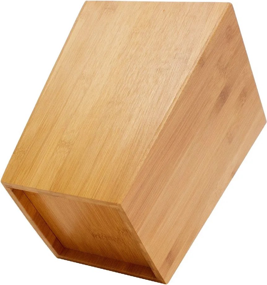 Cestino per la spazzatura di colore naturale in bambù 3 l – MSV