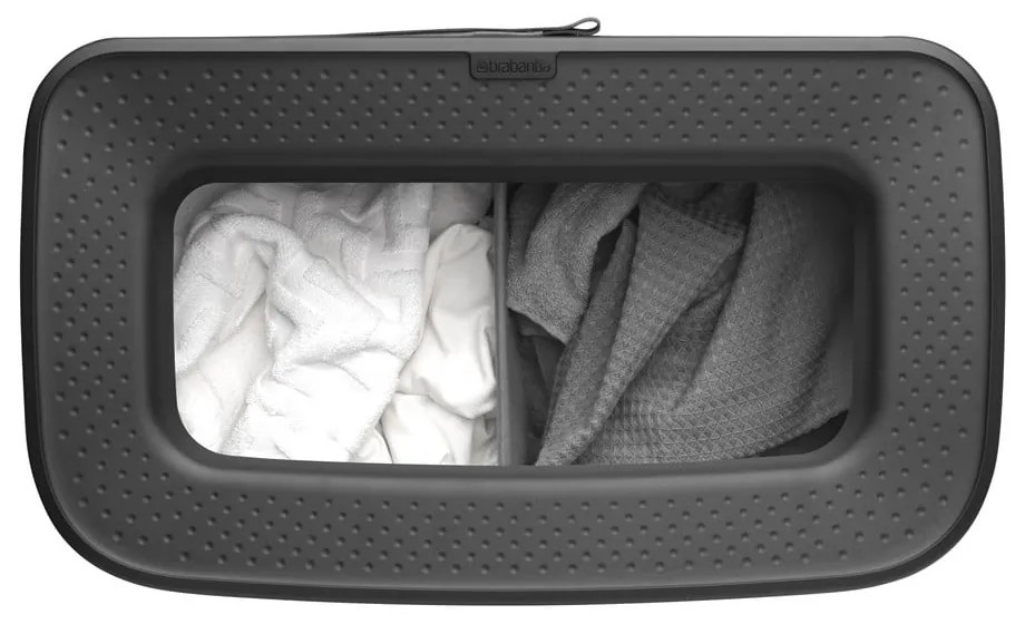 Cesto portabiancheria in metallo nero opaco 90 l Bo Hi - Brabantia