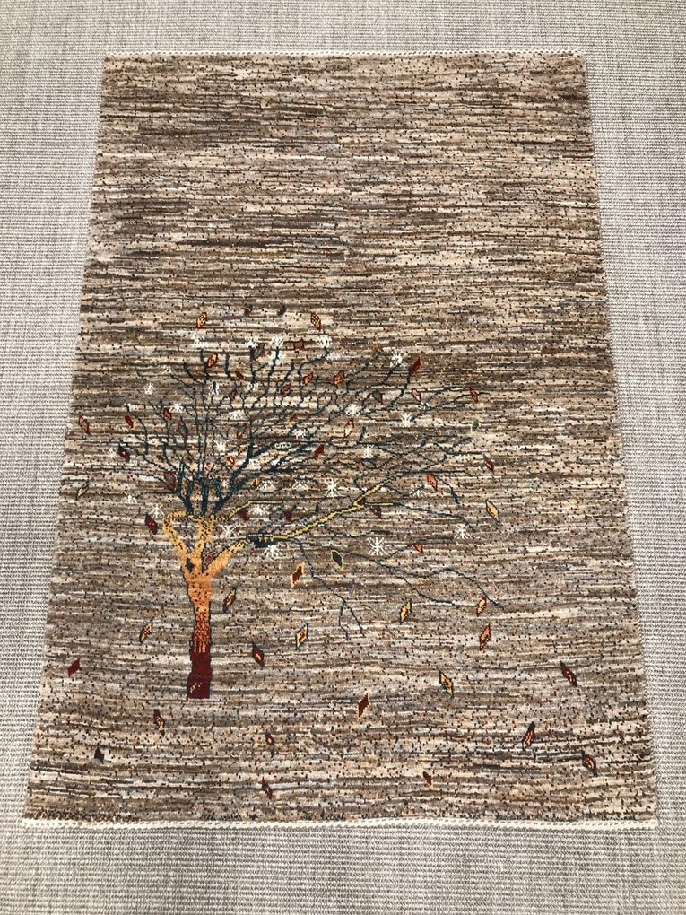 Loribaft Tappeto 100x140 Marrone (Iran) Annodato A Mano