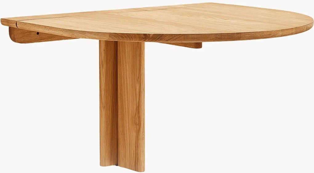 Tavolo pieghevole in legno Trefoil, larg. 75 cm