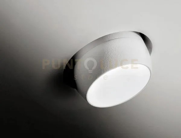 Lelanto faretto incasso orientabile 1 luce attacco gu10 bianco gess...