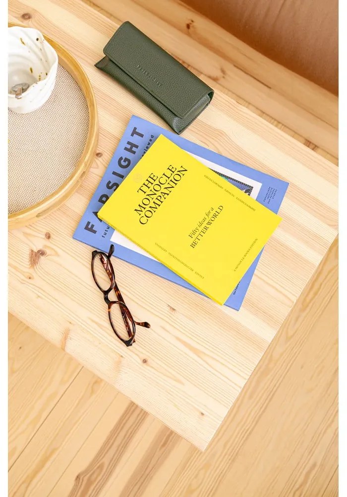 Tavolino da salotto marrone in pino massiccio 45x68 cm Japan – Karup Design