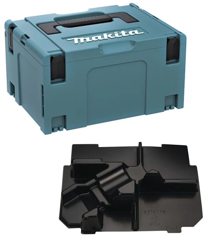 Makita - Valigetta makpac 3 + Vassoio DTM50/51/52 (837671-8)