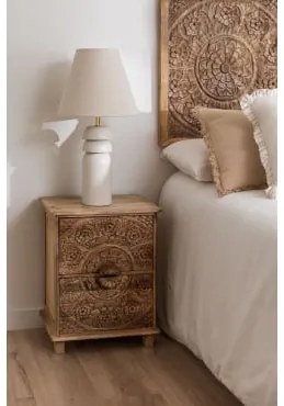 Comodino Con Cassetti In Legno Di Mango Wiluna Legno Di Mango - Sklum