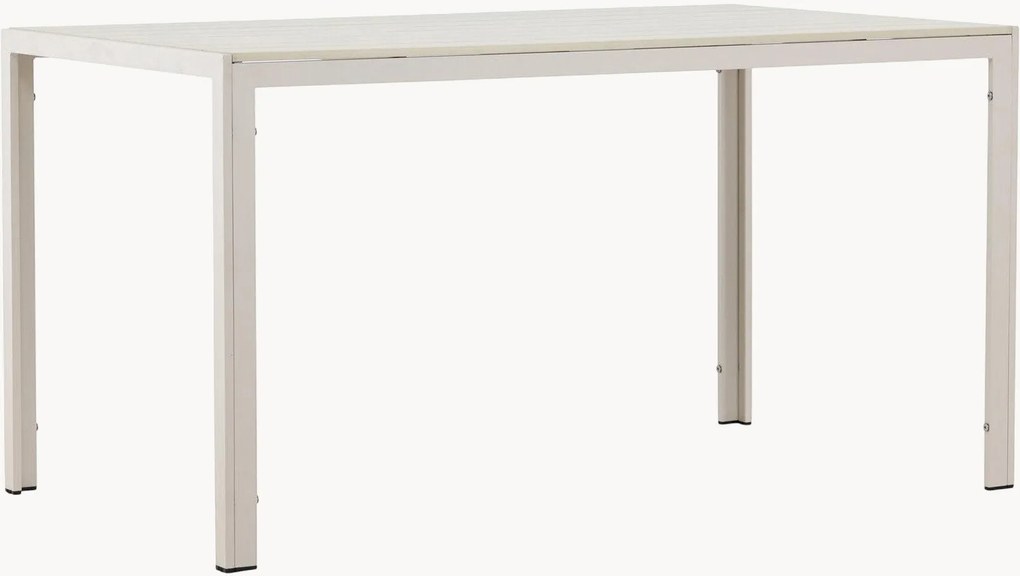 Tavolo da giardino effetto legno Mirko