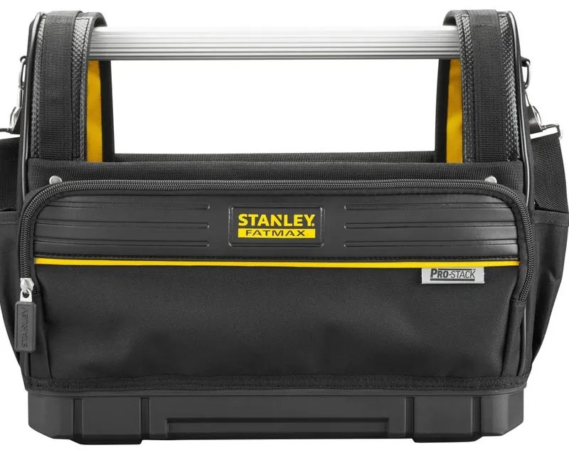 Borsa portautensili con tracolla STANLEY FATMAX Cestello porta utensili PRO-STACK  in poliestere L45 X H35 X P25 cm