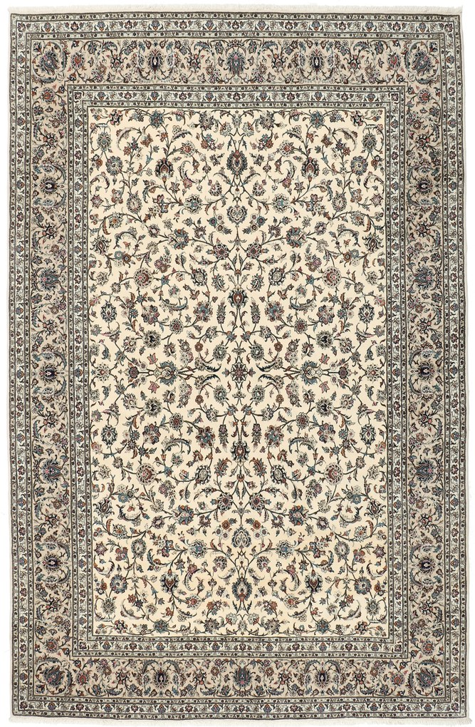Kashan Tappeto 390x260 (Iran) Annodato A Mano