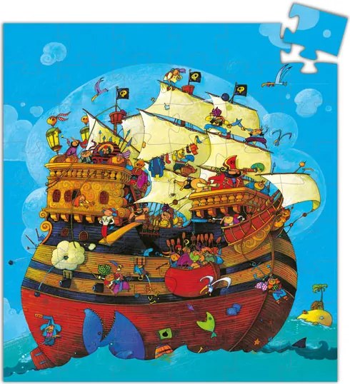 Puzzle - pirati in azione - 54 pezzi